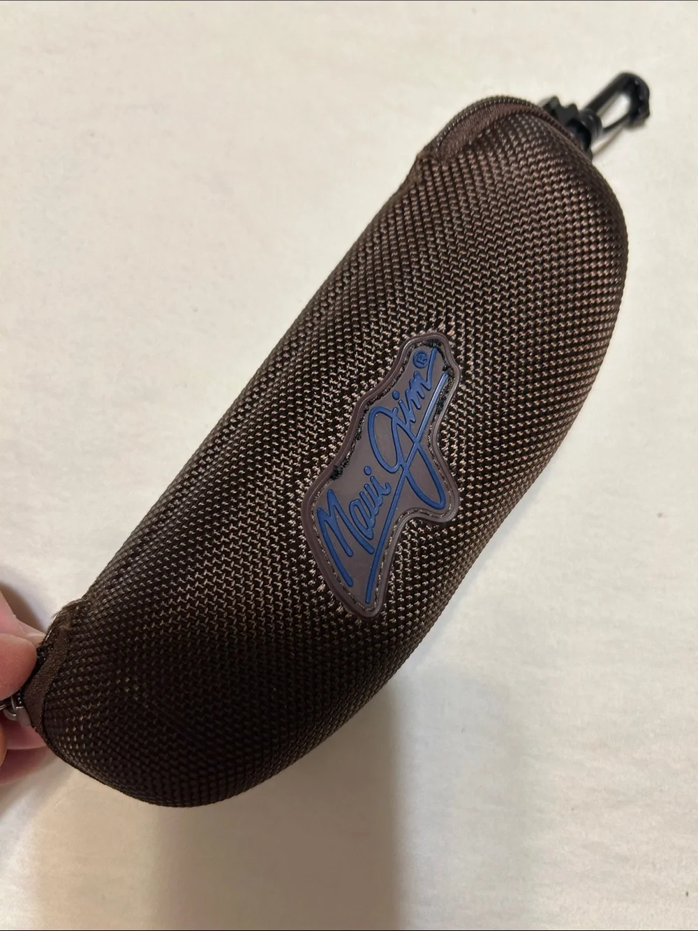 Maui Jim Dark Brown Textured Protective Sunglasses Pouch